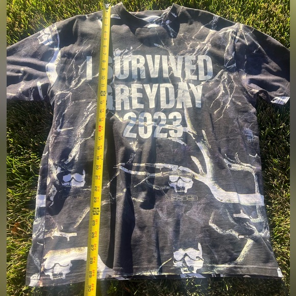 G59 Records Suicideboys I Survived GreyDay 2023 Tour Grey Camo T Shirt Sz L - Picture 3 of 5